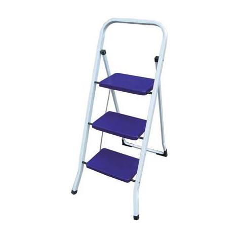 Sgabello aladino domus - Acciaio verniciato gradini 3 h.mm 675
