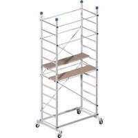 Trabattello  zeus  marchetti - Alluminio/legno  cm  157x70  h.cm  198/360