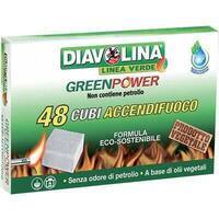 Accendifuoco  greenpower  diavolina  linea  verde - Cubetti  48