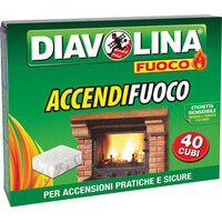 Accendifuoco  40  diavolina  fuoco - Cubetti  40