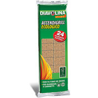 Accendifuoco  ecologico    24  diavolina  fuoco - Cubetti  24