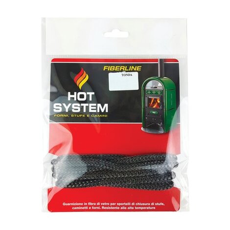 Guarnizione treccia x stufa fiberline - Mm 10 mt 2,5