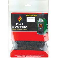 Guarnizione piatta autoadesiva x stufa fiberline - Mm 10 mt 2,5