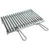 Graticola  recupero  grasso - Inox  manici  2  cm  60x40