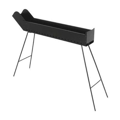 Barbecue  carbonella  cuocispiedini  plus  mille - Cm  80x15  h.cm  65  richiudibile