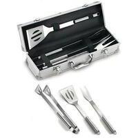 Posate barbecue valigetta 03380 - Alluminio/acciaio cf=pz 3 cm 38