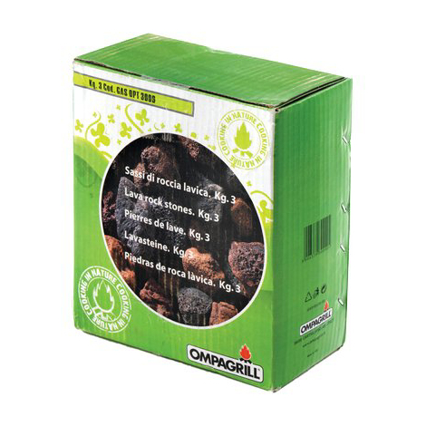 Pietra lavica germany ompagrill - Kg 3