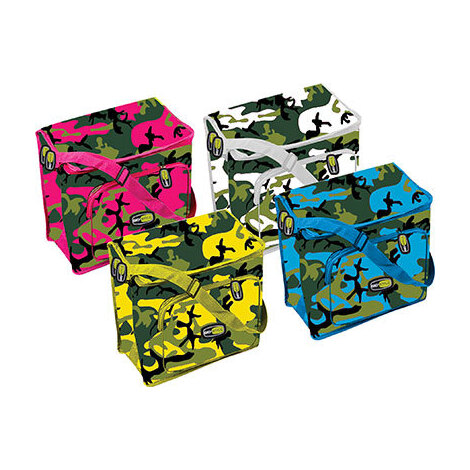 Borsa  termica  camouflage  20  giostyle - Lt  20  cm  35x21x30  colori  mix