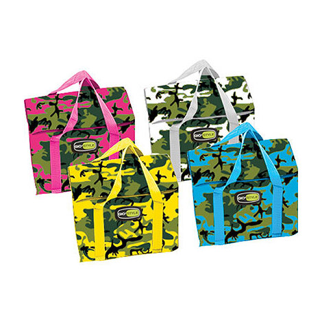 Borsa  termica  camouflage  lunch  bag  giostyle - Lt  6  cm  23x17x14  colori  mix