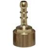 Portagomma  gpl  dritto  filetto  femmina - Ottone  mm  10  1/2f