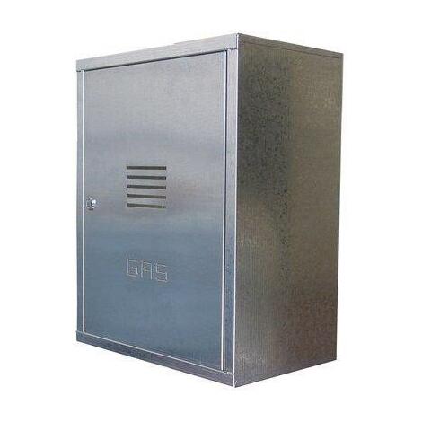 Cassetta  contatore  gas - Acciaio  zincato  cm  35x25  h.cm  45