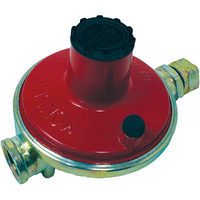 Regolatore gas gpl bp taratura variabile interna - Kg/h 10 mbar 30/60 + portagomma gpl