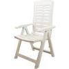 Poltrona pieghevole yuma progarden - Pp bianco cm 60x61 h.cm 109