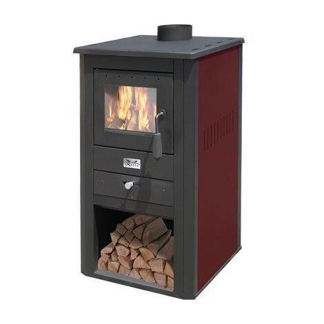 Stufa legna pallade mille - Bordeaux kw 10,7 mm 500x410 h.mm 860