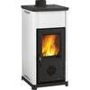 Stufa  legna  tea  la  nordica - Bianco  kw  8  mm  414x419  h.mm  832