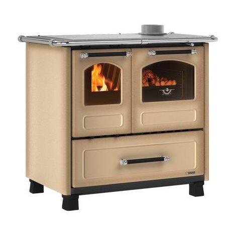 Cucina  legna  family  4,5  la  nordica - Cappuccino  kw  7,5  mm  964x642  h.mm  853