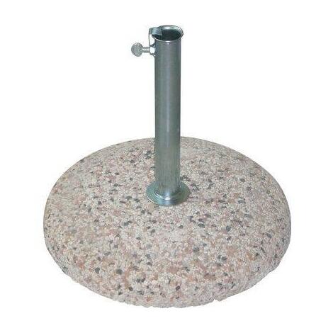 Base  x  ombrellone  cemento  granigliato - Cm  58  f.mm  54  kg  35