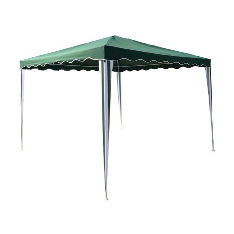 Gazebo standard poly domus - Acciaio/poly  verde mt 3x3