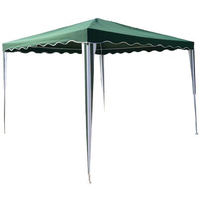 Gazebo standard poly domus - Acciaio/poly verde mt 3x3