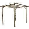 Pergola legno euro domus - Pino impregnato mt 3x3 h.mt 2,5