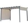 Telo pergola cairo domus - Acciaio/poly mt 3x4