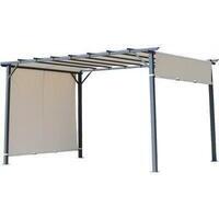Telo pergola cairo domus - Acciaio/poly mt 3x4