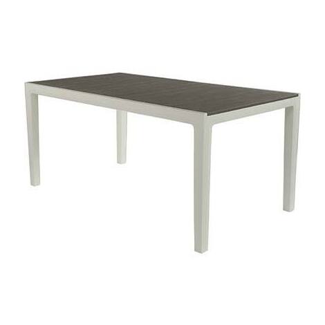 Tavolo  harmony  keter - Pp  bianco  cappuccino  cm  160x90  h.cm  75