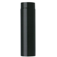 Tubo legna plus nero opaco save - Cm 12 h.cm  50