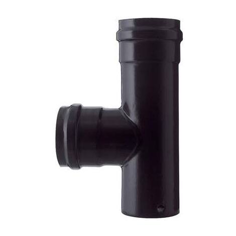 Tubo  a  tee  pellet  mff  nero  opaco  save - Cm    8  mff
