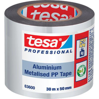Nastro alluminio universale 63600 tesa - Alluminio metallizzato pp cm 5 mt 30