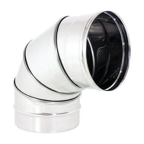 Gomito  inox  aisi  316  90�  girevole - Cm  8