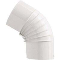 Gomito legna 45� classic bianco save - Cm 13