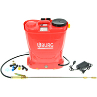 Pompa 16 lt rossa batteria a litio burg pro