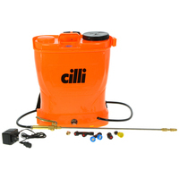 Pompa a zaino spalleggiata a batteria 16 lt / irrorazione trattamenti diserbo