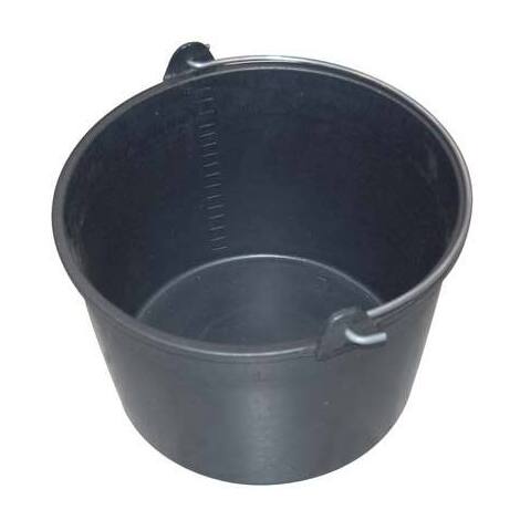 Secchio  agricolo  vendemmia  stefanplast - Ppl/acciaio  nero  lt  16