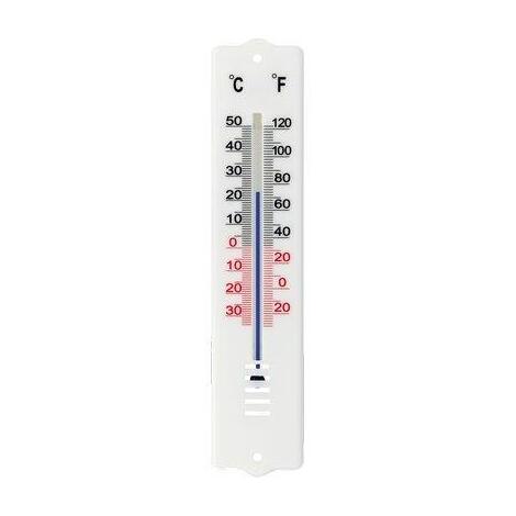 Termometro therm25 velamp - Pp bianco -30/+50â°c  -20/+120â° f cm 4,4x20,0