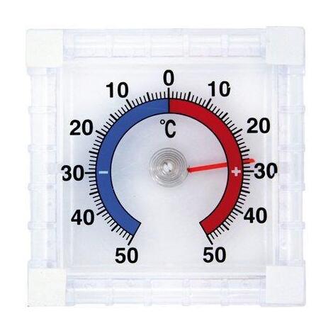 Termometro finestra therm32 velamp - Pp trasparente -50/+50â°c  cm 7,5x7,5