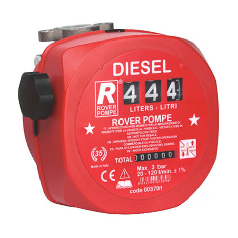 Contalitri  gasolio  rover - Mm  20  lt/min  120  max  bar  3