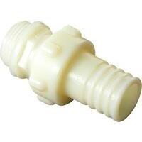 Portagomma nylon dritto filetto maschio 3 pezzi - Mm 50x1
