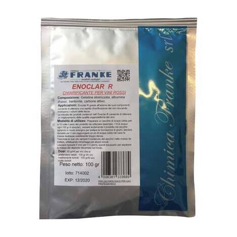 Chiarificante  enologico  enoclar  r  franke - Vino  rosso  gr  100