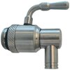 Rubinetto a sfera inox salvagoccia + ghiera plus - Tornito 1/2m