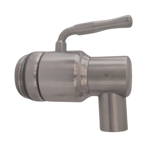 Rubinetto a sfera inox salvagoccia + ghiera plus - Tornito 3/4m