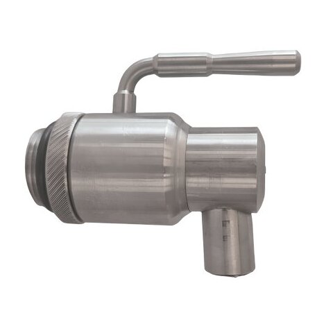 Rubinetto a sfera inox salvagoccia + ghiera plus - Tornito 1