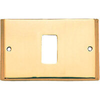 Placca  coprifrutti  cottali - Ottone  posti  1  mm  125x74  magic/venus