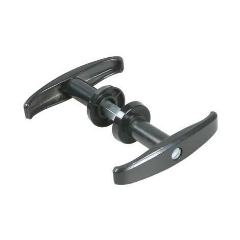 Martellina  x  porta  basculante - Vern  nera  vite  in  testa  q8x25/38  mm  96x46