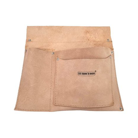 Borsa carpentiere 3 tasche - Crosta bovina cm 30x30