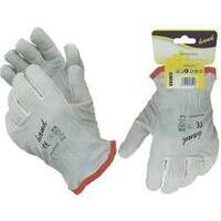 Guanto fiore bovino hand - Bianco dorso crosta 8