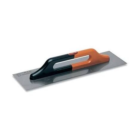 Frattazzo  acciaio  tedesco  814  ancora - Base  legno  mm  120x480