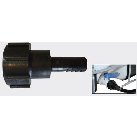 CONNETTORE PER CISTERNE IBC PER UREA-ADBLUE PORTAGOMMA 19mm