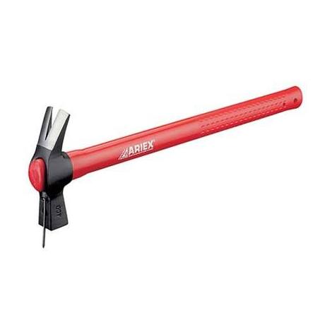Martello  carpentiere  m.fibra  1161  ariex - Acciaio  forgiato  sm.mm  25x34  gr  250  +  magnete